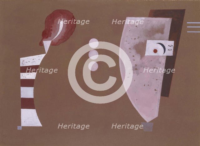 Mitten Kreise. Artist: Kandinsky, Wassily Vasilyevich (1866-1944)