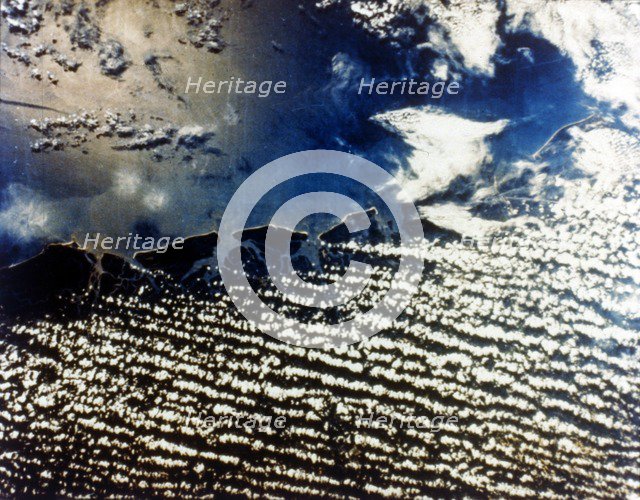 Earth from space - east coast of the USA, c1980s. Creator: NASA.