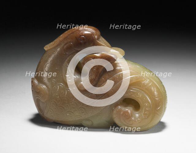 Mandarin Duck with Scrolls, between c.1279 and c.1450. Creator: Unknown.