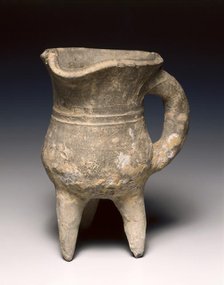 Wine Warmer (Jue), c. 1300-1023 BC. Creator: Unknown.