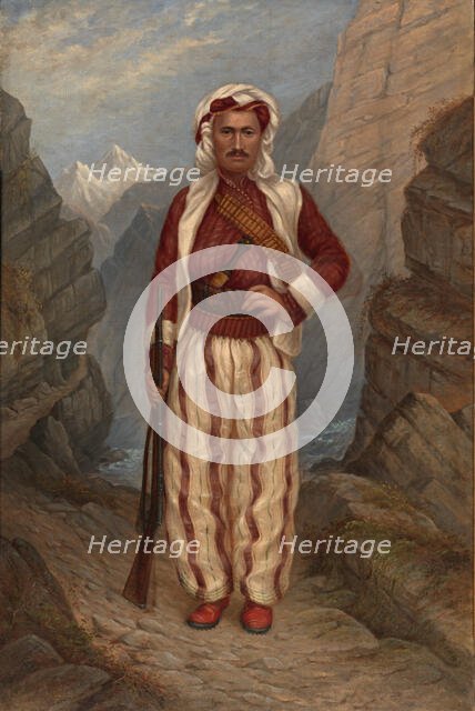 Kurd Man, ca. 1893. Creator: Antonio Zeno Shindler.