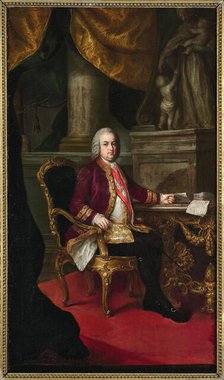 Portrait of Emperor Francis I of Austria (1708-1765), c1780. Creator: Batoni; Pompeo Girolamo (1708-1787).