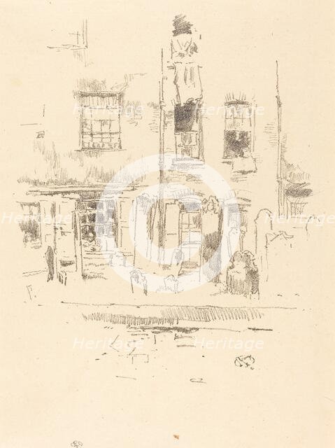 Churchyard, 1887. Creator: James Abbott McNeill Whistler.