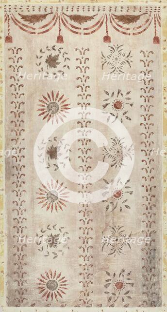 Stencilled Wall, 1935/1942. Creator: Mildred E Bent.