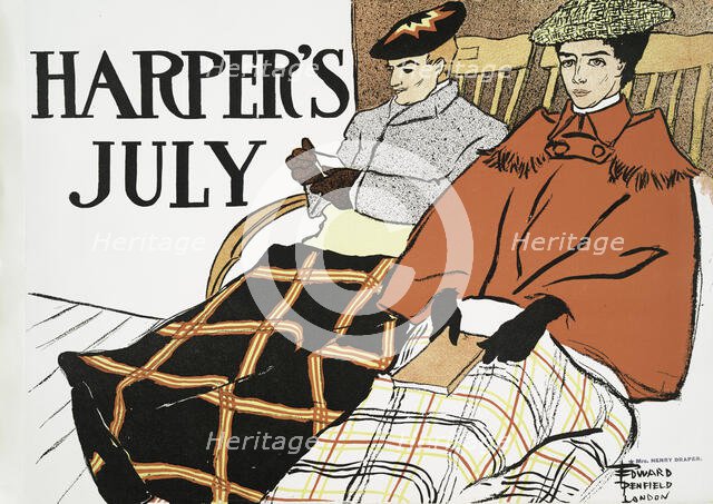 Harper's July, c1897. Creator: Edward Penfield.