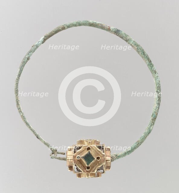 Earring, Frankish, 6th-7th century. Creator: Unknown.