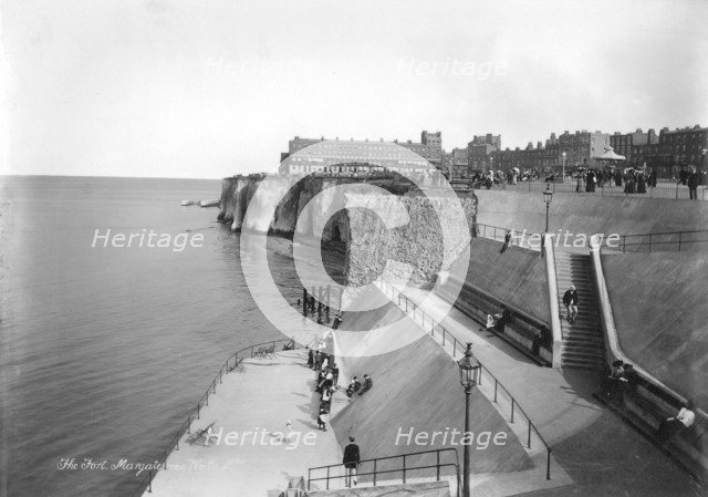 The fort at Margate, Kent, 1890-1910. Artist: Unknown