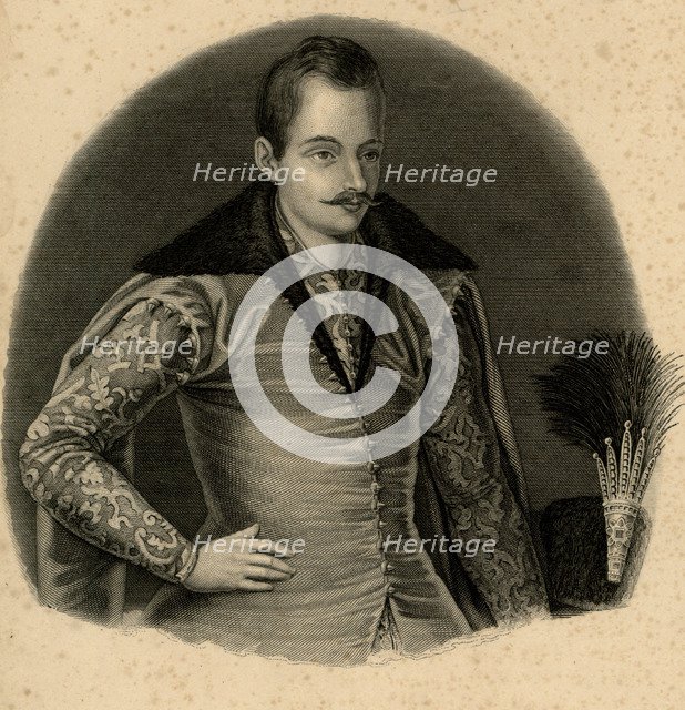 Portrait of the Prince Roman Sanguszko (1537-1571), 1850.