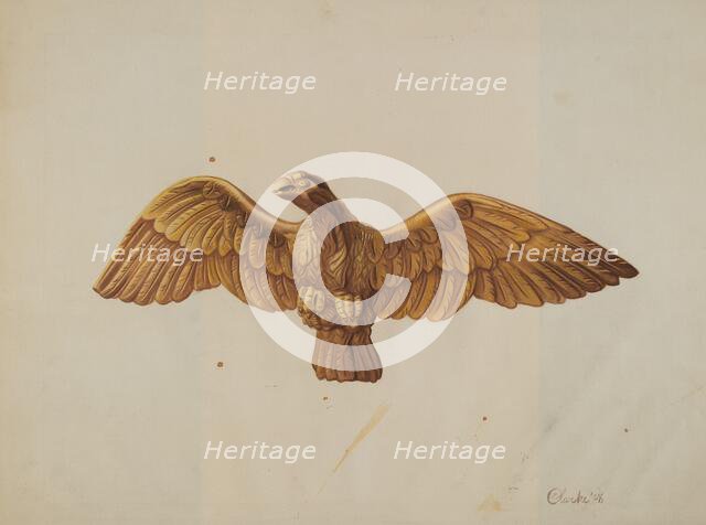 Eagle, 1938. Creator: Ethel Clarke.