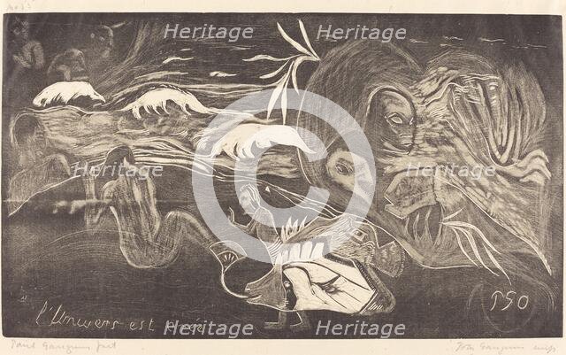 The Universe is Created (L'Univers est cree), c. 1894. Creator: Paul Gauguin.