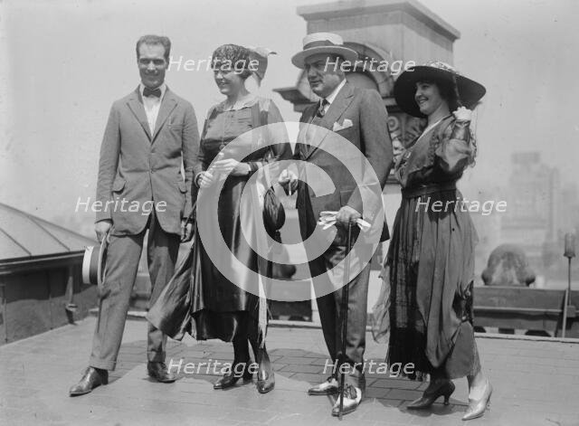 Caruso Wedding Party, 1918. Creator: Bain News Service.
