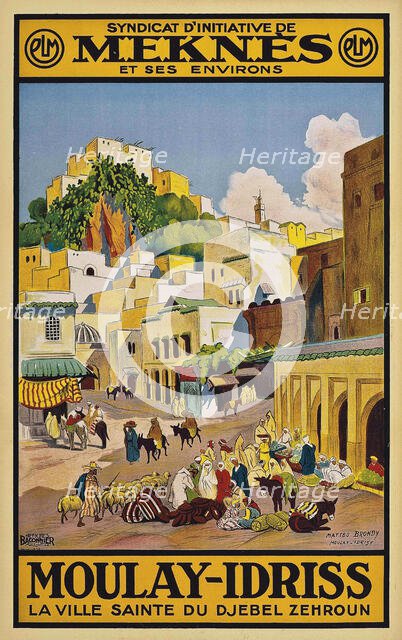 Meknès - Moulay Idriss, 1932. Creator: Brondy, Matteo (1866-1954).