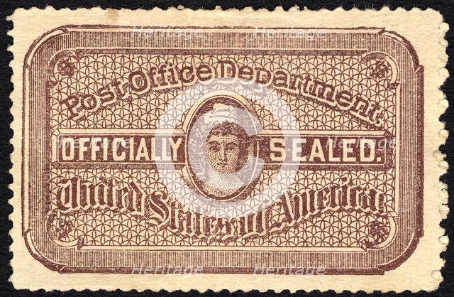 Post Office seal, 1889. Creator: National Bank Note Company.
