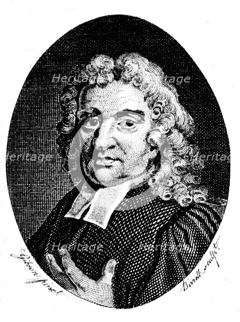John Flamsteed, English astronomer and clergyman, 1794. Artist: A Birrell