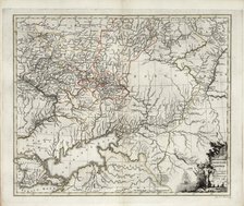 General Map of Azov Governorate, 1782. Creator: Islenyev, Ivan Ivanovich  .