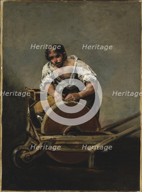 The Knife-Grinder ("El Afilador"), Between 1808 and 1812. Creator: Goya, Francisco, de (1746-1828).