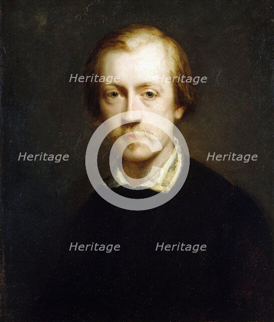 Portrait du peintre Félix Ziem, c.1850. Creator: Gustave Ricard.