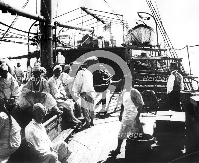 Ship, Shanghai, China, 1900. Artist: Unknown