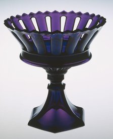Compote on Stand, 1845/60. Creator: Boston and Sandwich Glass Company.