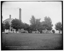 Power house and grounds, Water Works Park, Detroit, between 1890 and 1901. Creator: Unknown.