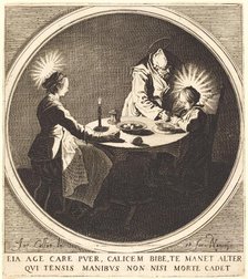 The Holy Family at Table, c. 1628. Creator: Jacques Callot.