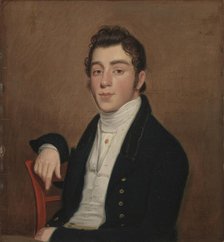 Portrait of Mendes Cohen, 1818. Creator: Joseph Wood.