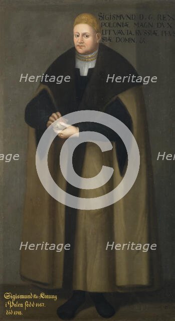 Sigismund I, 1467-1548, King of Poland, 1667. Creator: David Frumerie.