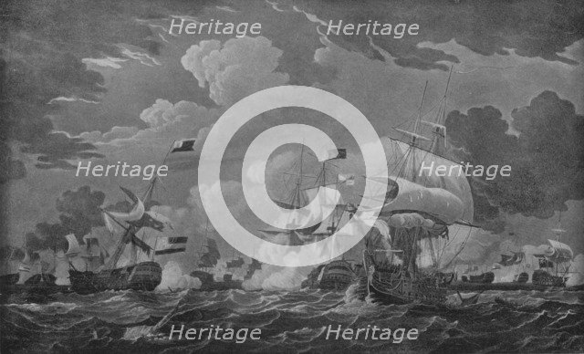 'Victory of Admiral Duncan', c1798. Artist: Thomas Whitcombe.