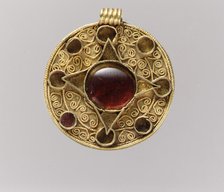Pendant, Anglo-Saxon, early 600s. Creator: Unknown.