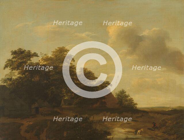 Landscape with a Farm, 1648. Creator: Jan van der Meer.