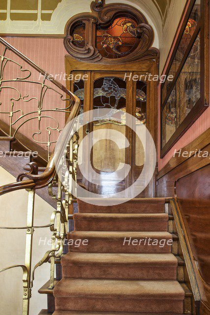 Maison Atelier Horta (Horta Museum), 23-25 Rue Americaine, Brussels, Belgium, c2014-2017. Artist: Alan John Ainsworth.