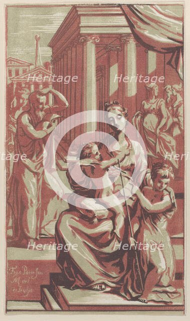 The Virgin and Child with Saint John the Baptist, ca. 1722. Creator: Anton Maria Zanetti.