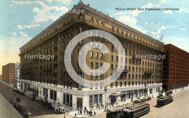 Palace Hotel, San Francisco, California, USA, 1922. Artist: Unknown