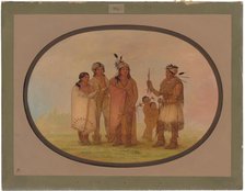 Shawano Indians, 1861/1869. Creator: George Catlin.