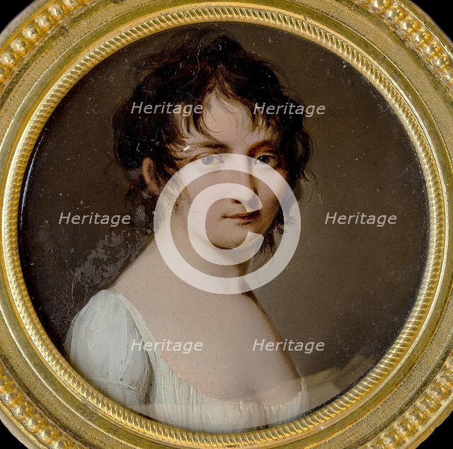 Portrait of Caroline Bonaparte (1782-1839), Princesse Française, Grand Duchess of Berg and..., c1800 Creator: Boilly, Louis-Léopold (1761-1845).