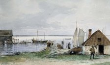 Fishing Spot at Blekinge, 1880-1924. Creator: Anna Palm de Rosa.