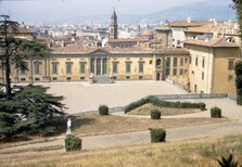 Pitti Palace and the Boboli Gardens in August, Florence, Italy, c20th century. Artist: Unknown.