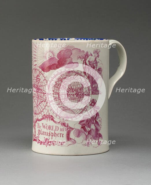 Tankard, Bristol, c. 1780. Creator: Unknown.