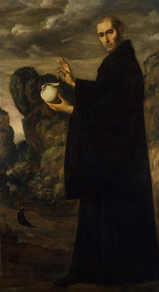 Saint Benedict, ca. 1640-45. Creator: Francisco de Zurbaran.