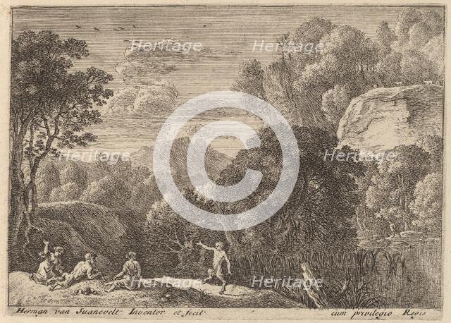 A Dancing Satyr. Creator: Herman van Swanevelt.