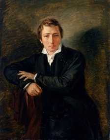 Portrait of the poet Heinrich Heine (1797-1856), 1831.