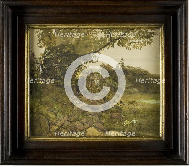 The Old Fence, n.d. Creator: Thomas Faed.