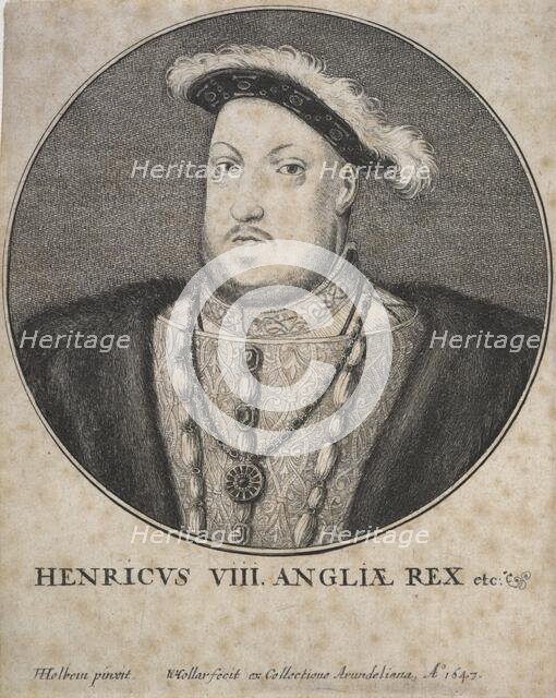 Henry VIII, 1647. Creator: Wenceslaus Hollar.