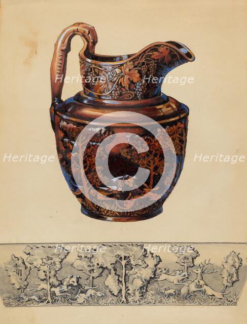 Pitcher, c. 1936. Creator: Charles Caseau.