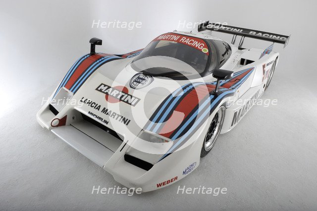 Lancia Martini Le Mans car chasis no 0007 1983. Artist: Simon Clay.