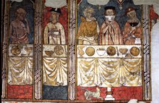 Murals in the refectory of the Canonja of the 'Seu Vella' of Lleida. 'The Canonical Pia Almoina' …