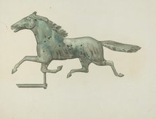 Weather Vane - Horse, 1935/1942. Creator: Unknown.