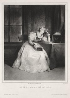 Reverie. Creator: Achille Devéria (French, 1800-1857).