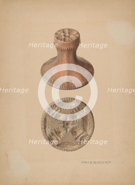 Double Mold, c. 1938. Creator: Fritz Boehmer.