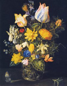 Still Life with Bouquet of Flowers, c1620. Creator: Jan Brueghel the Elder.